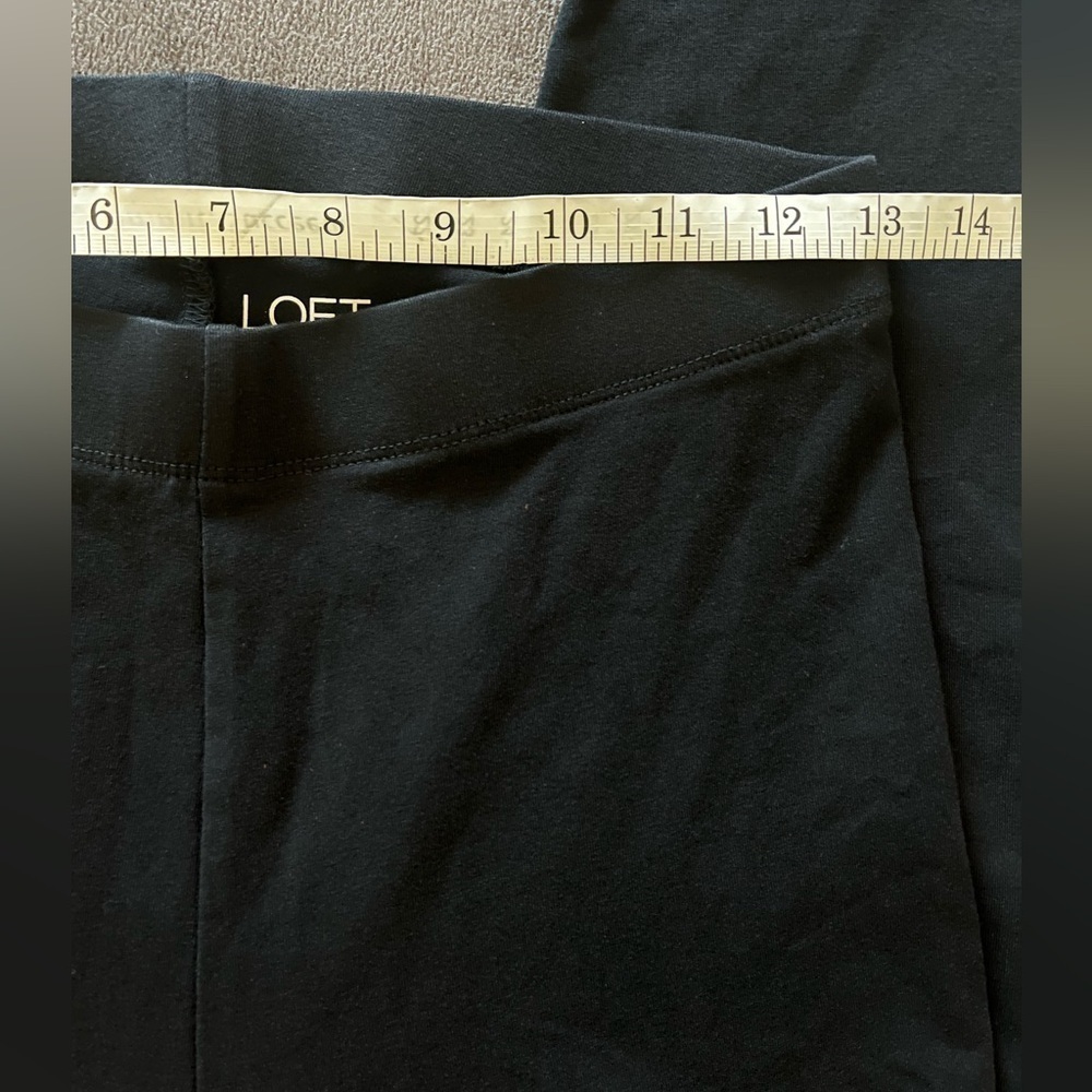 * SOLD * NWOT LOFT Black Leggings Women’s Medium - Picture 7 of 8